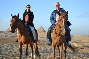Egypt horse riding